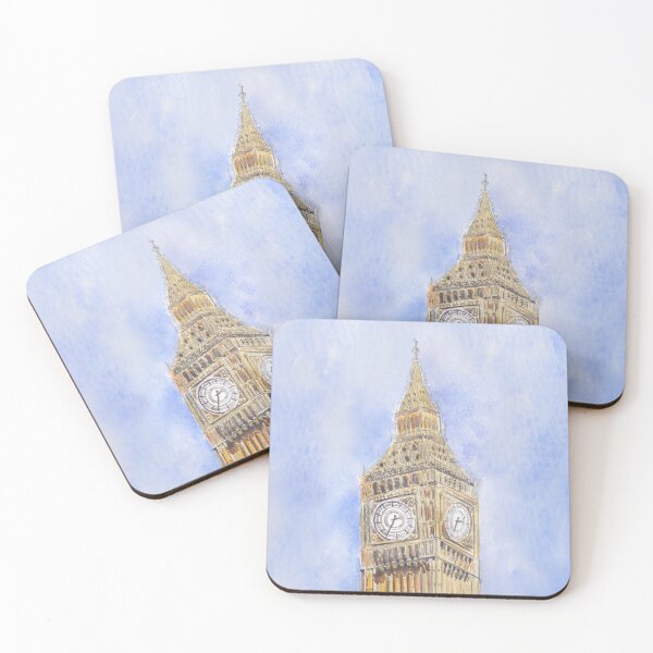 Item preview, Big Ben watercolour  designed and sold by ColorandColor.