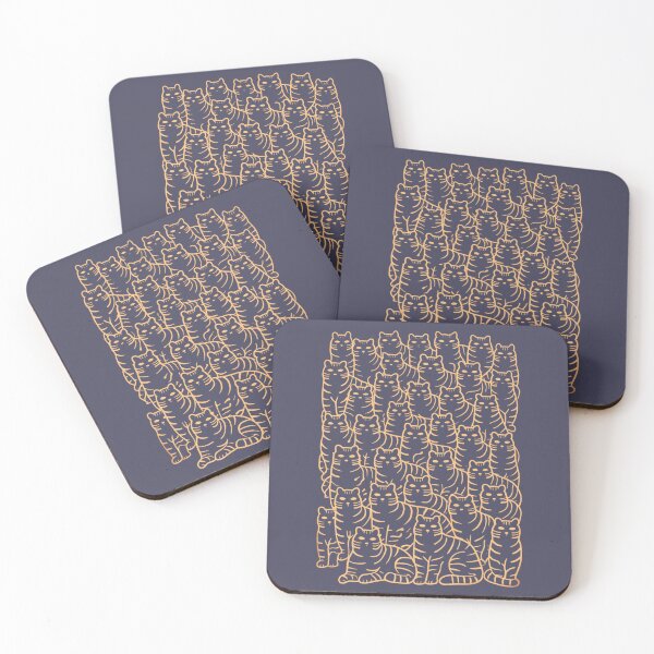 Item preview, Cats - A Pattern That Purrs Back designed and sold by B.J. ART.