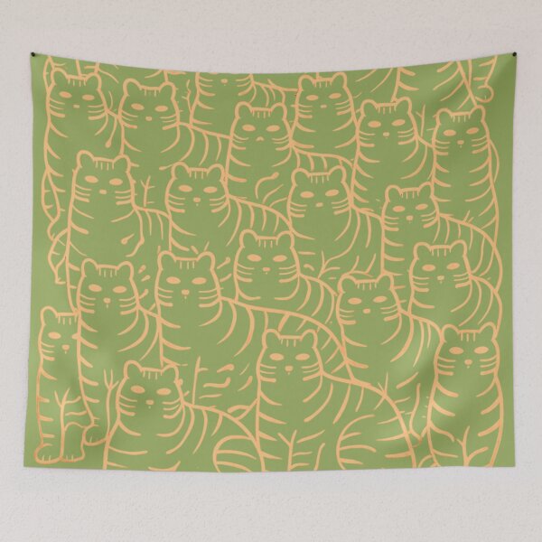 Item preview, Cats - A Pattern That Purrs Back designed and sold by Jani-art-world.