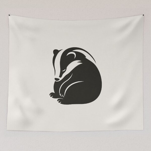 Item preview, Resting Badger – Quiet Inner Strength designed and sold by Ombrya.