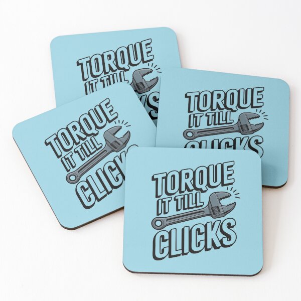 Item preview, Torque It Till It Clicks – Automotive Mechanic & Engineering Tool Quote designed and sold by Timeless Design.
