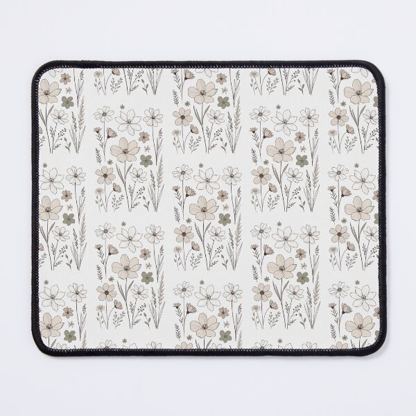 Item preview, Minimalist Wildflowers Field Line Art – Boho Flower Field Botanical designed and sold by stylishdzign.