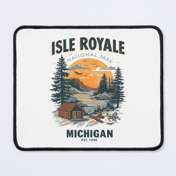 Item preview, Isle Royale National Park - Michigan designed and sold by GoodOldVintage.