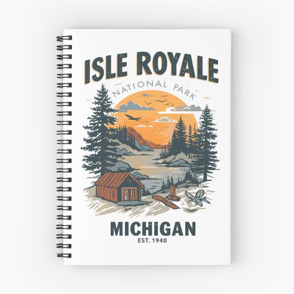 Item preview, Isle Royale National Park - Michigan designed and sold by GoodOldVintage.
