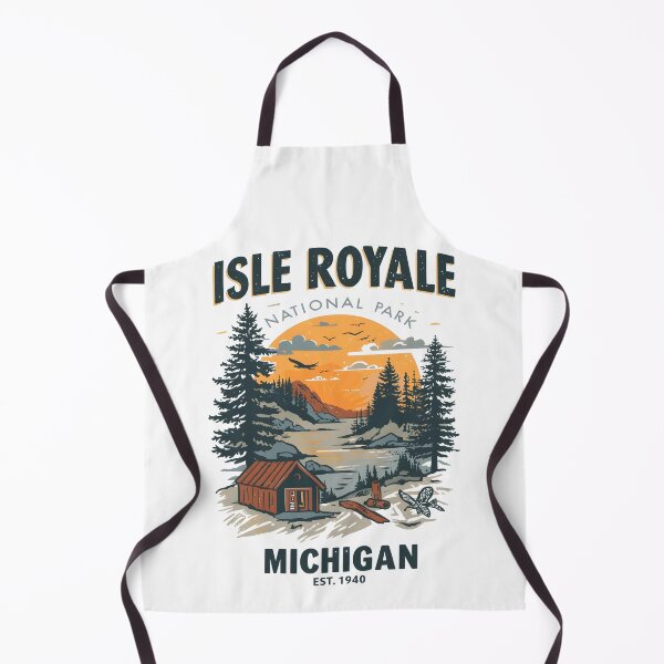 Item preview, Isle Royale National Park - Michigan designed and sold by GoodOldVintage.