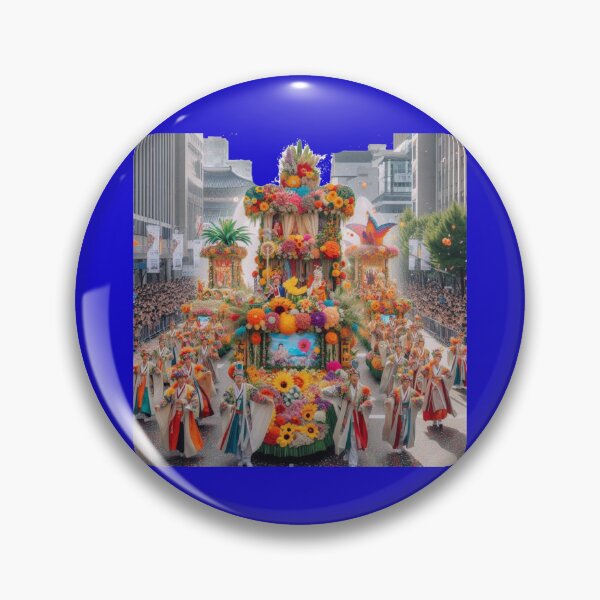 Item preview, Grand Floral City Parade in South Korea – Realistic Festival Scene designed and sold by PaintMeWorld.