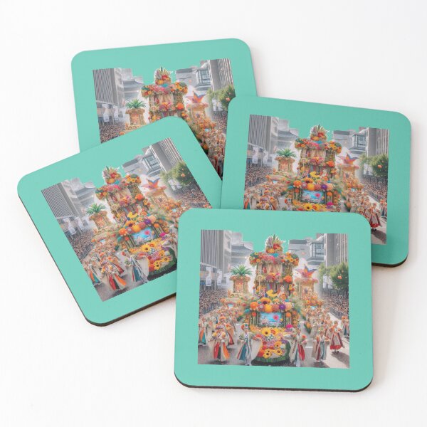 Item preview, Grand Floral City Parade in South Korea – Realistic Festival Scene designed and sold by PaintMeWorld.
