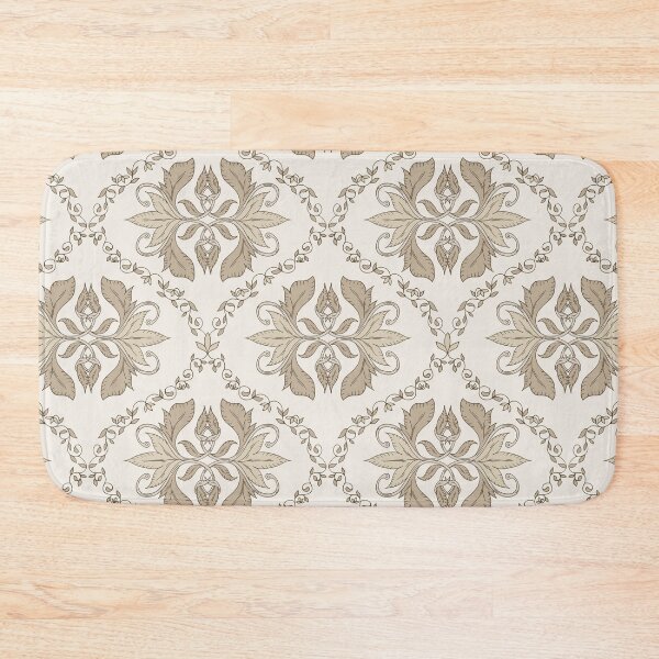 Item preview, Vintage Botanical Ogee - Light Earthy Beige  designed and sold by dreamprint.