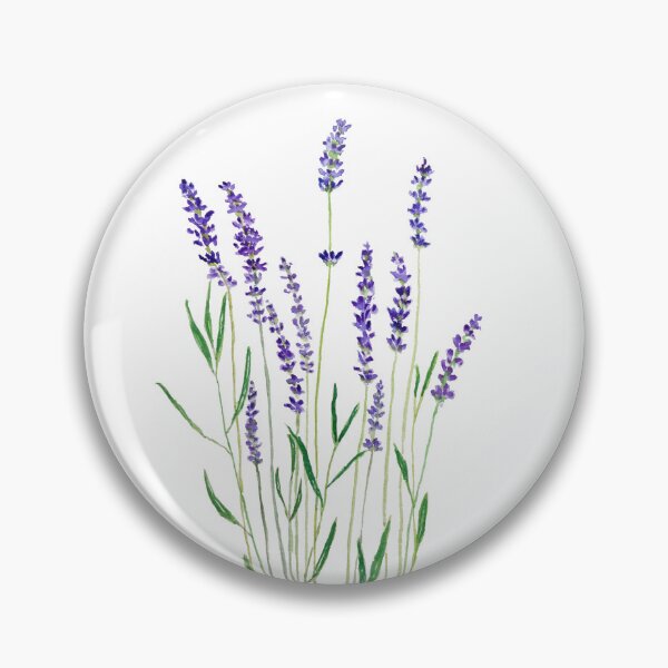 Item preview, hand painted purple lavender  designed and sold by ColorandColor.