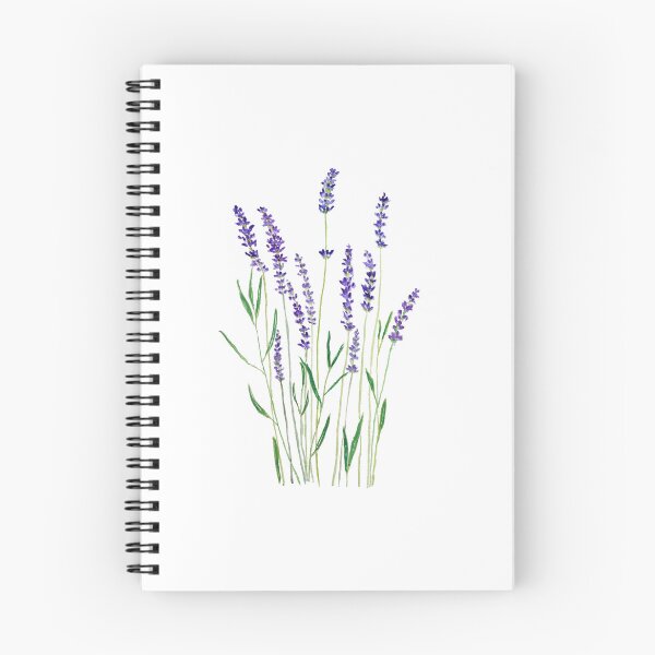 Item preview, hand painted purple lavender  designed and sold by ColorandColor.