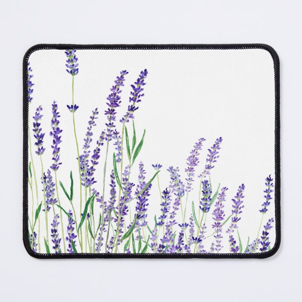 Item preview, purple lavender horizontal watercolor designed and sold by SelenePaintings .