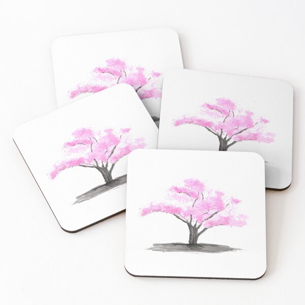Item preview,  hand painted cherry blossom tree watercolor  designed and sold by ColorandColor.