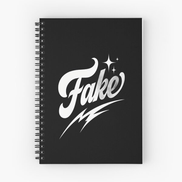 Item preview, Fake but fierce – bold lightning bolt streetwear design with sparkles, attitude & dark aesthetic designed and sold by Bright Nest Studio.