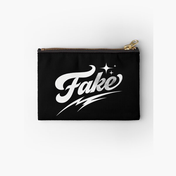 Item preview, Fake but fierce – bold lightning bolt streetwear design with sparkles, attitude & dark aesthetic designed and sold by Bright Nest Studio.
