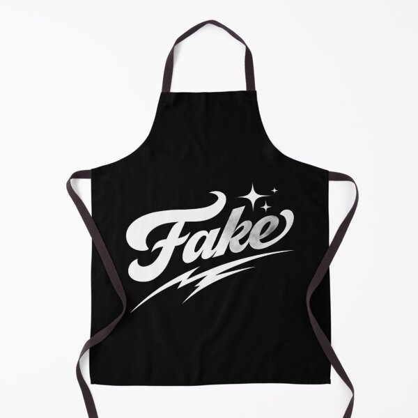 Item preview, Fake but fierce – bold lightning bolt streetwear design with sparkles, attitude & dark aesthetic designed and sold by Bright Nest Studio.