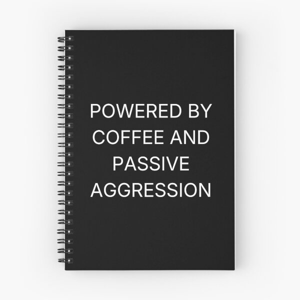 Item preview, Powered By Coffee and Passive Aggression Sarcastic Office Humor | version 1 designed and sold by ArtEv.