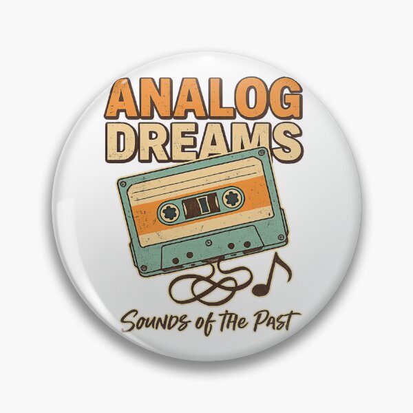 Item preview, Analog Dreams - Retro Cassette Tape Nostalgia designed and sold by VibeMax.