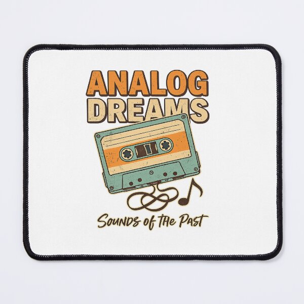 Item preview, Analog Dreams - Retro Cassette Tape Nostalgia designed and sold by VibeMax.