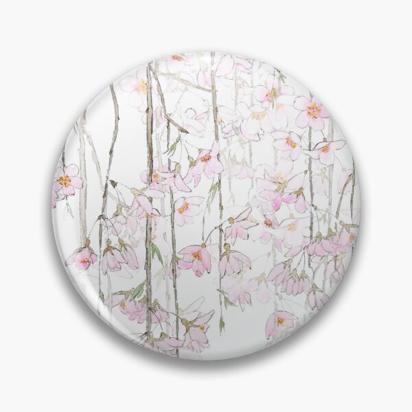 Item preview, pink cherry blossom watercolor  designed and sold by ColorandColor.