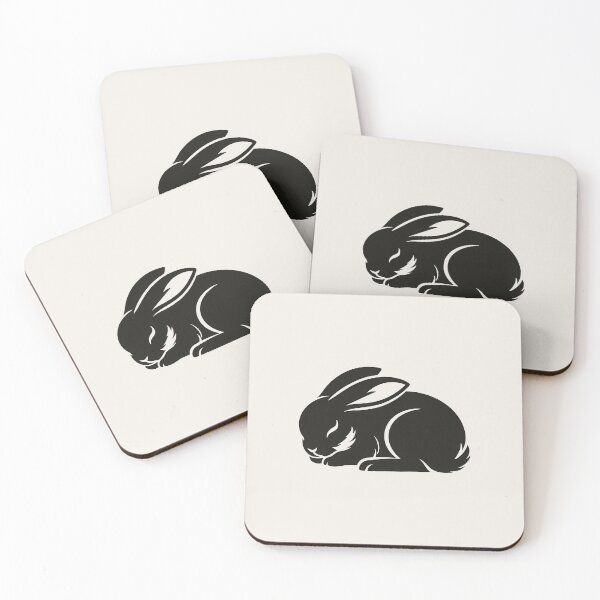 Item preview, Resting Hare Minimalist Illustration designed and sold by Ombrya.