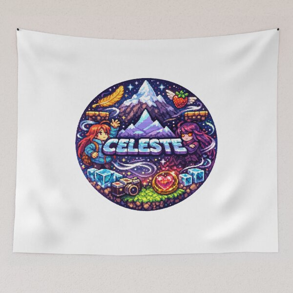 Item preview, Celeste Game Crazy ArtWork designed and sold by FeelTheDrawing.