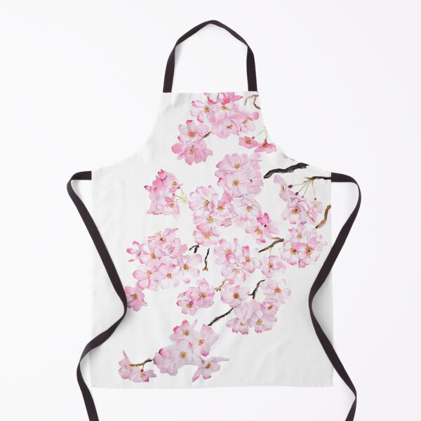 Item preview, Delicate Pink cherry blossom watercolor 2024 hand painted designed and sold by ColorandColor.