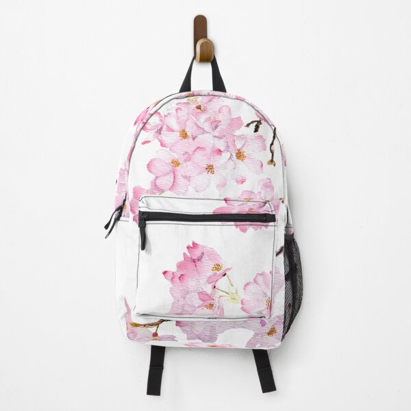 Item preview, Delicate Pink cherry blossom watercolor 2024 hand painted designed and sold by ColorandColor.