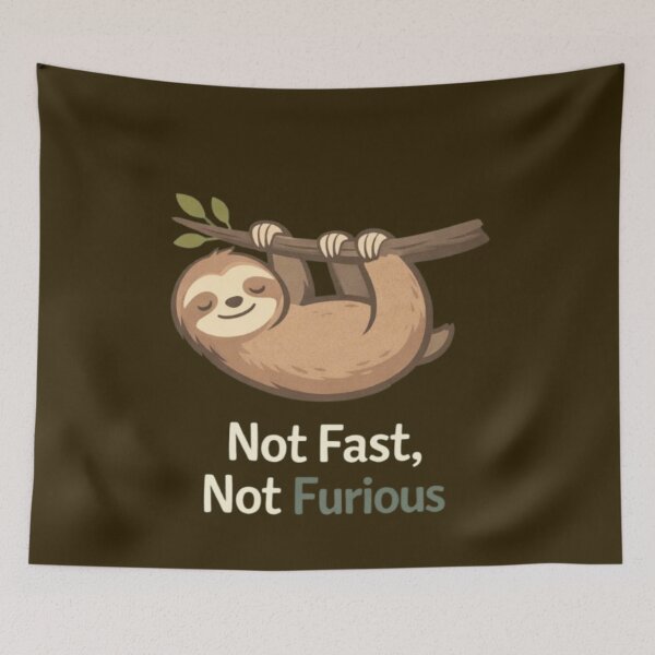 Item preview, Not Fast, Not Furious designed and sold by Mahe Jabeen.