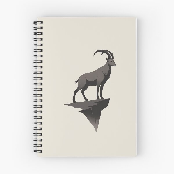 Item preview, Mountain Ibex – Minimalist Illustration Design designed and sold by Ombrya.