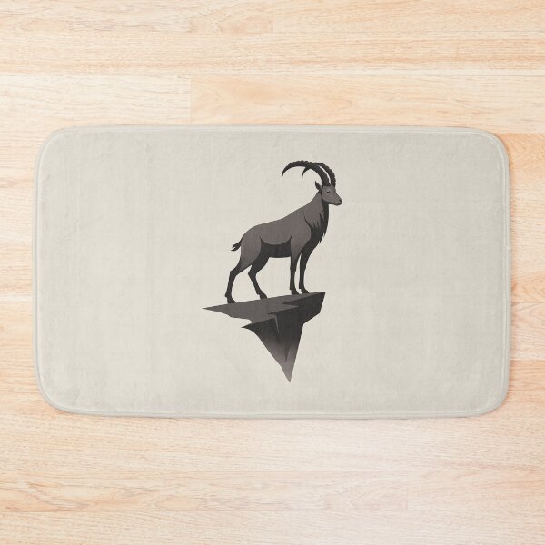Item preview, Mountain Ibex – Minimalist Illustration Design designed and sold by Ombrya.