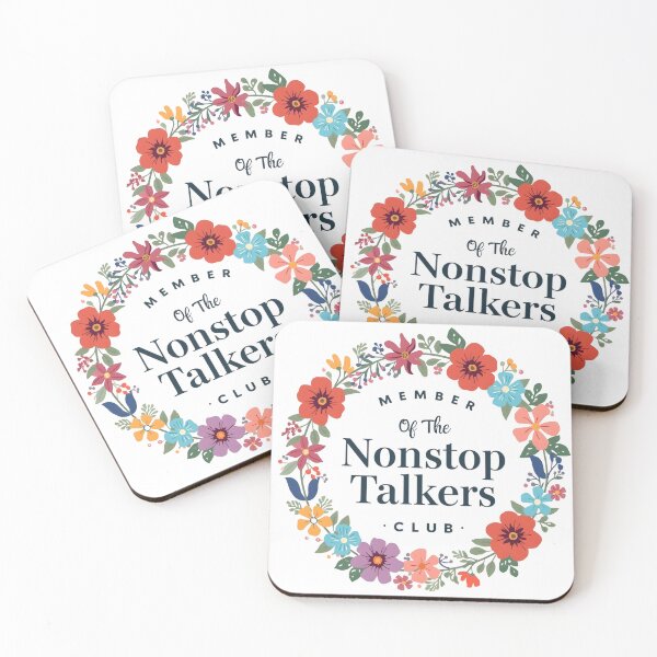 Item preview, Nonstop Talkers Club designed and sold by MoonMonkeyNbear.