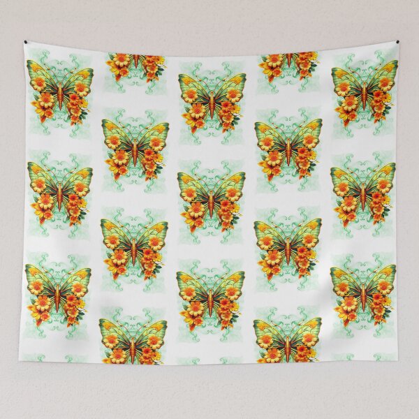 Item preview, Fantasy butterfly in green and gold designed and sold by LoneAngel.