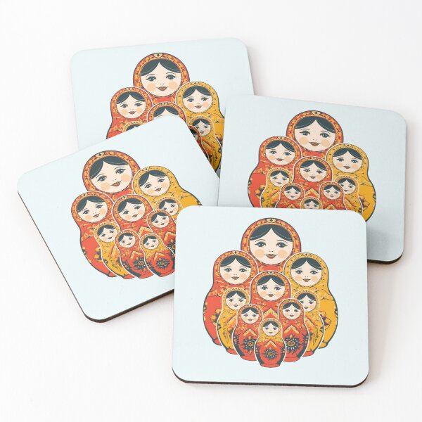 Item preview, Classic Russian Matryshka Nesting Dool illustration designed and sold by ValeriValera.