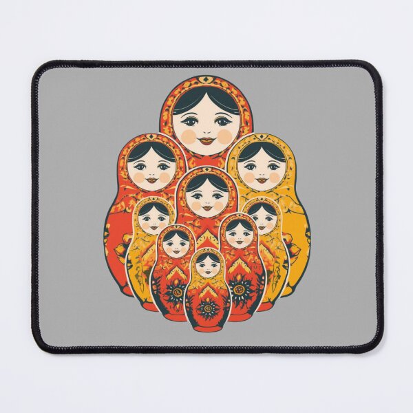 Item preview, Classic Russian Matryshka Nesting Dool illustration designed and sold by ValeriValera.