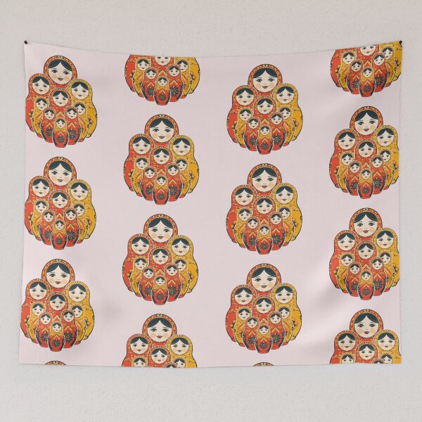 Item preview, Classic Russian Matryshka Nesting Dool illustration designed and sold by ValeriValera.