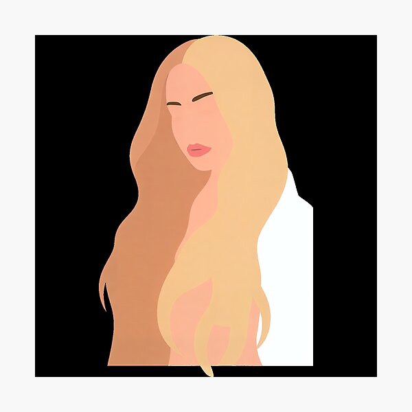 Item preview, Kim Petras Lineless Illustration designed and sold by dsxclothing.