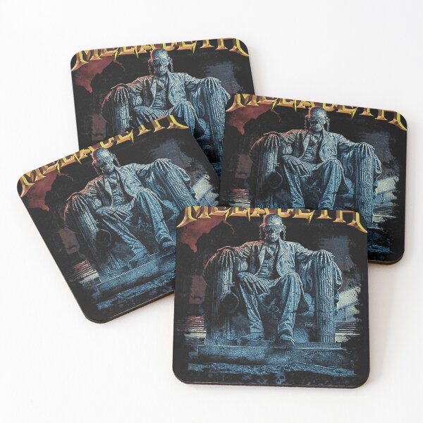 Item preview, Megadeth Vic Rattlehead Statue Dark Poster designed and sold by doodlesbyf.