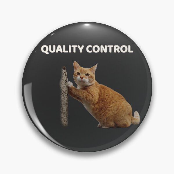 Item preview, Quality Control Cat – Funny Inspection Cat Design designed and sold by MB-CatPrints.