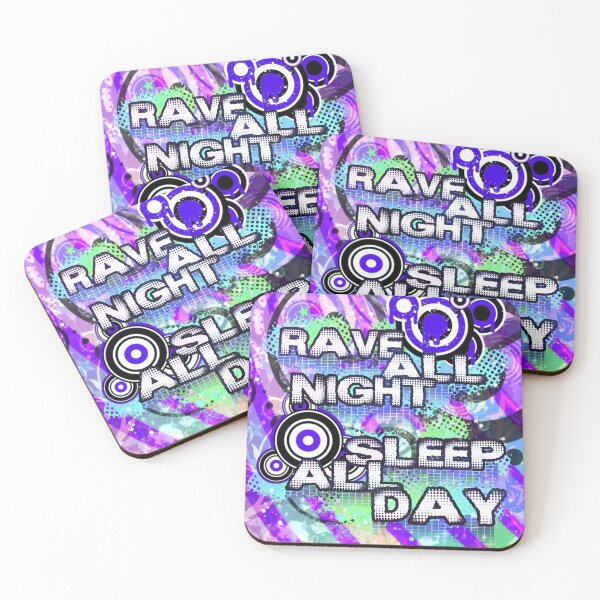 Item preview, Rave all night sleep all day designed and sold by despairfamily.