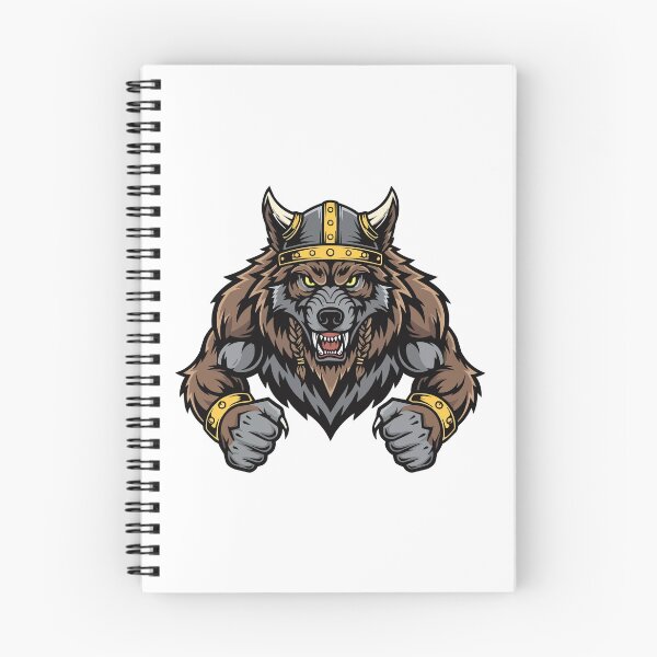 Item preview, Fierce Viking Wolf – Norse Mythology Nordic Wolf Art Design designed and sold by PrithviApparels.