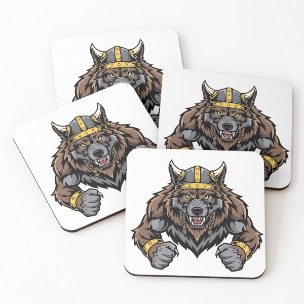 Item preview, Fierce Viking Wolf – Norse Mythology Nordic Wolf Art Design designed and sold by PrithviApparels.