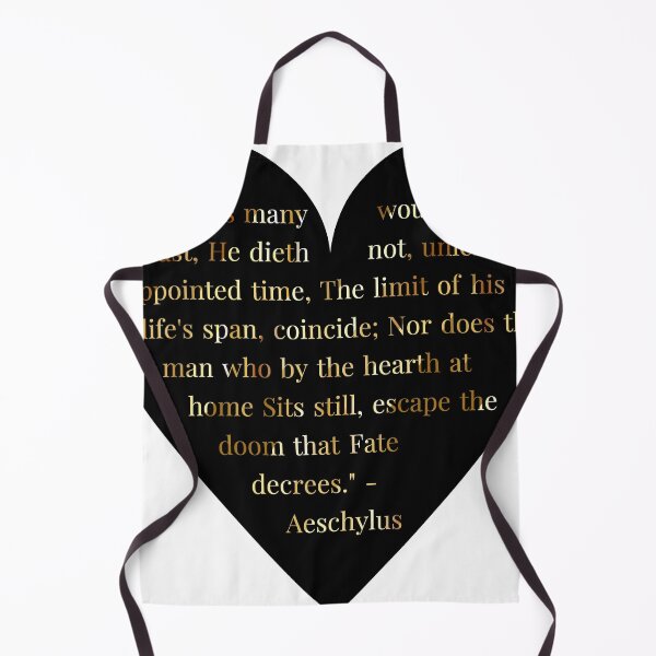 Item preview, Aeschylus Quote Gold Gradient In Heart designed and sold by TheIconSmith.