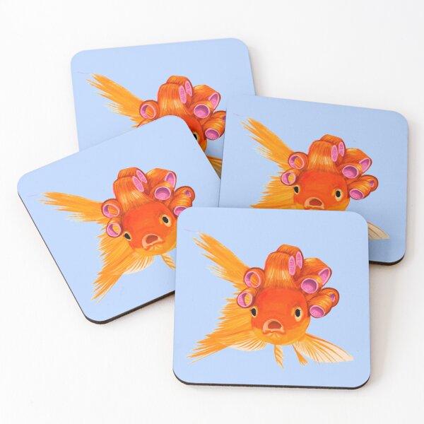 Item preview, Fish with curlers designed and sold by DarlaPrints.
