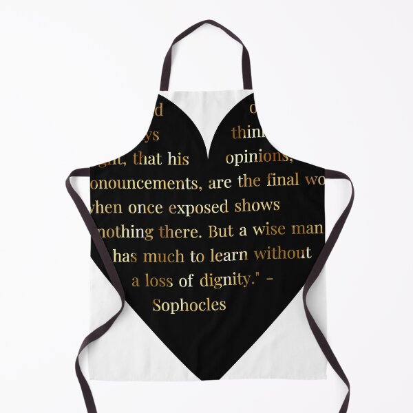 Item preview, Sophocles Quote Gold Gradient In Heart designed and sold by TheIconSmith.