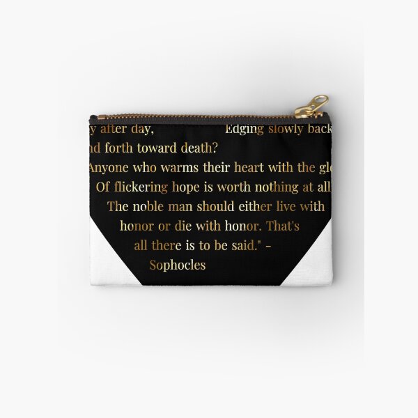 Item preview, Sophocles Quote Gold Gradient In Heart designed and sold by TheIconSmith.