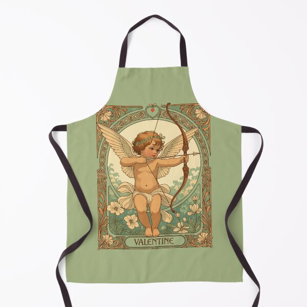 Item preview, Valentine Cherubic Figure With A Garland and Florals designed and sold by taiche.