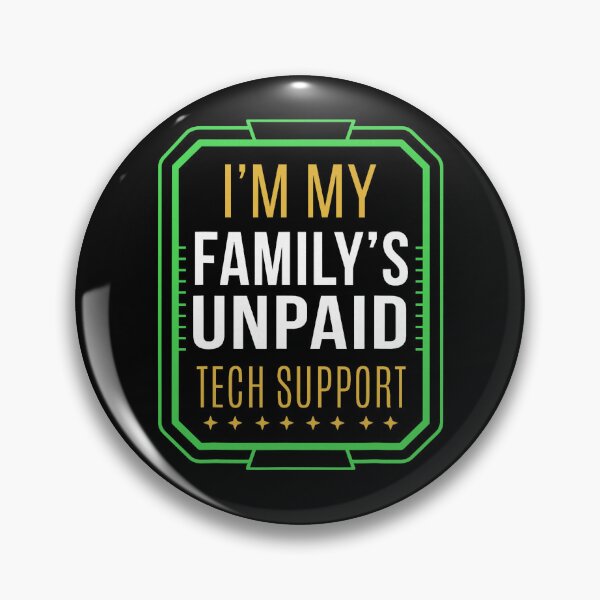 Item preview, Funny I'm My Family's Unpaid Tech Support designed and sold by herbwaters.