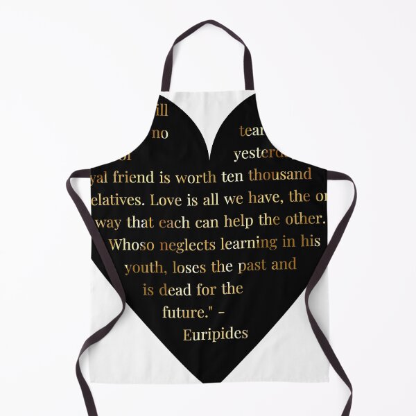 Item preview, Euripides Quote Gold Gradient In Heart designed and sold by TheIconSmith.