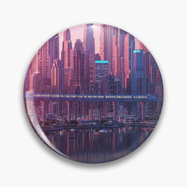 Item preview, Ciudad costera futurista designed and sold by Losancestros.