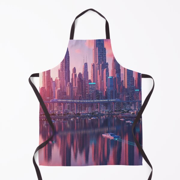 Item preview, futuristic coastal city designed and sold by Losancestros.